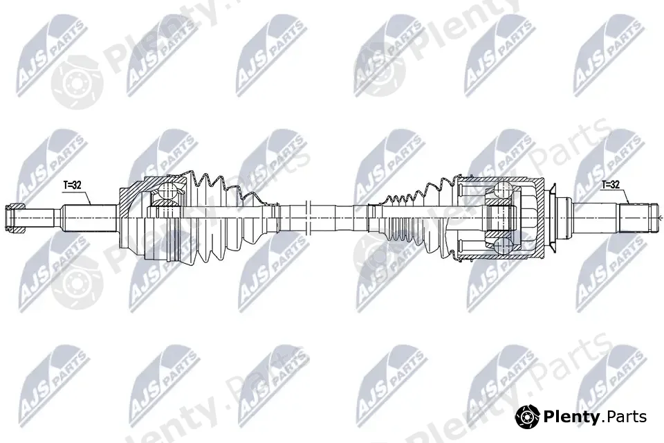 NTY NPW-CH-126 — Drive Shaft