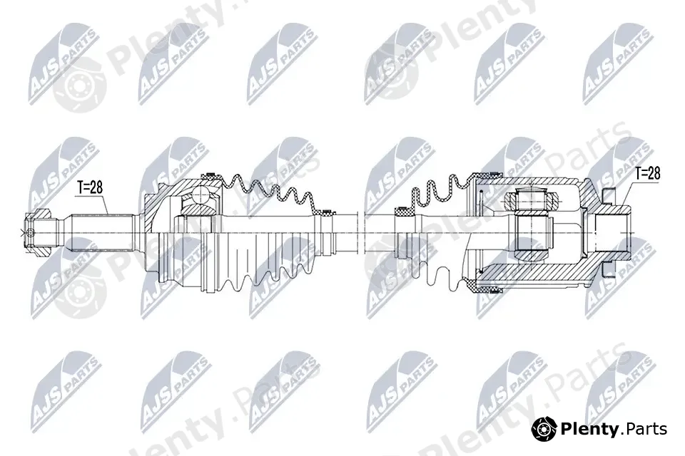NTY NPW-CH-054 — Drive Shaft
