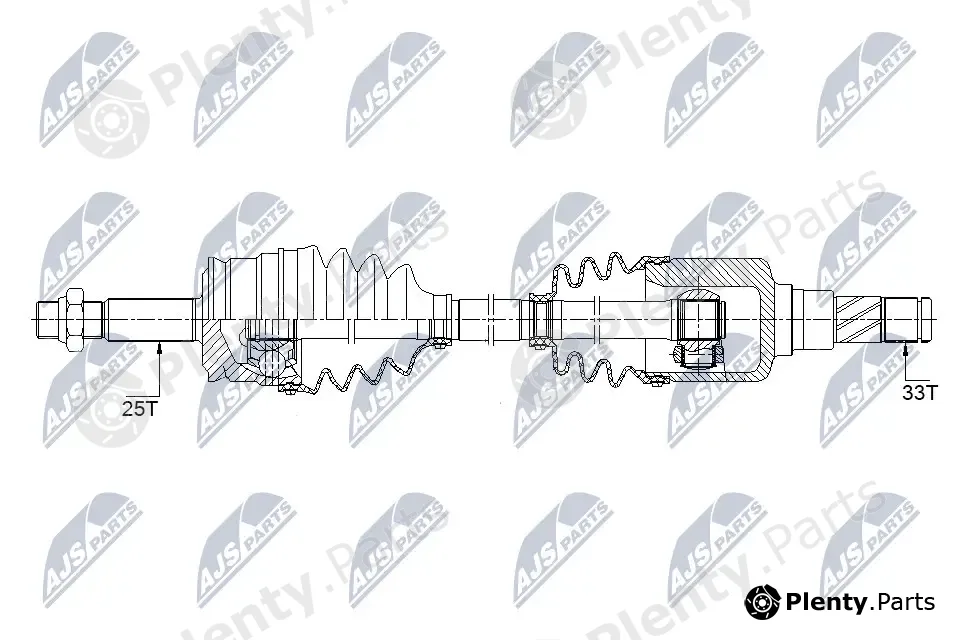 NTY NPW-ME-124 — Drive Shaft