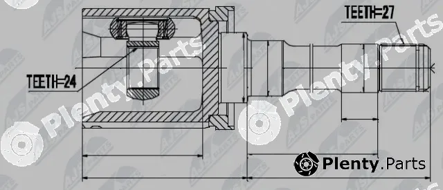 NTY NPW-BM-014 — Joint Kit, drive shaft