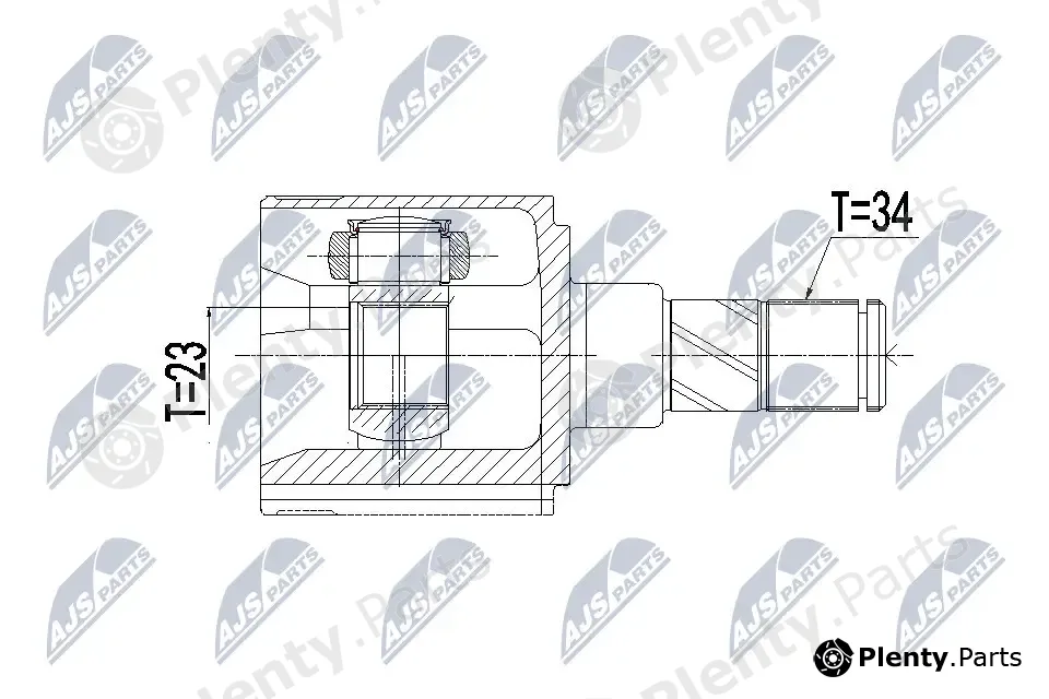 NTY NPW-BM-124 — Joint Kit, drive shaft