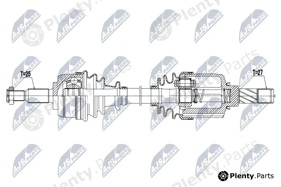 NTY NPW-RE-066 — Drive Shaft