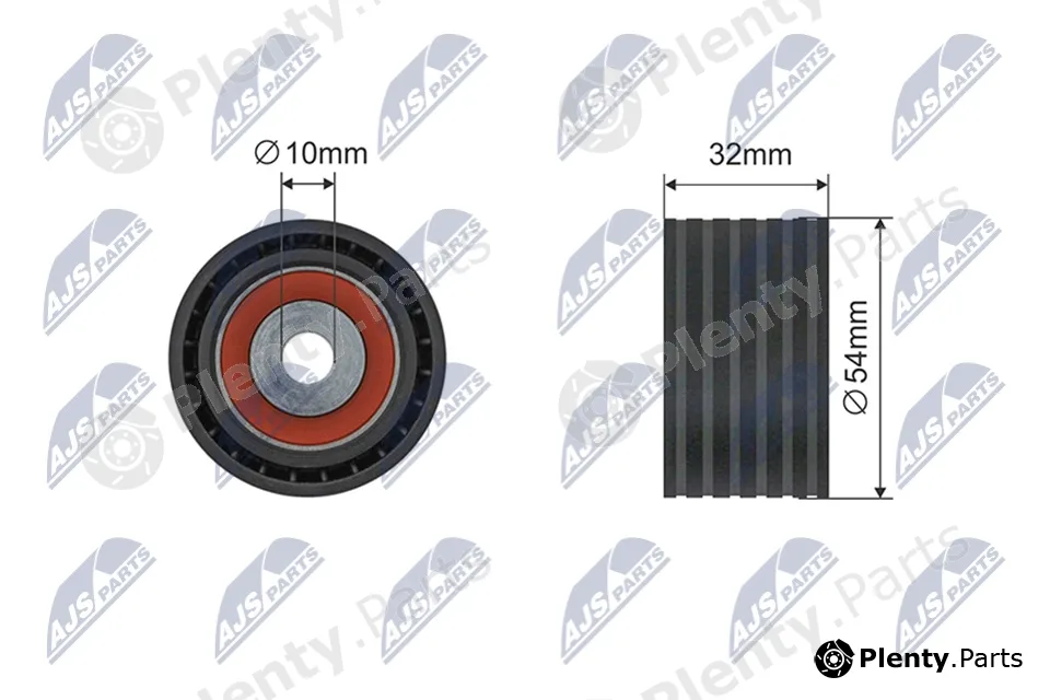 NTY RNK-RE-044 — Deflection/Guide Pulley, timing belt