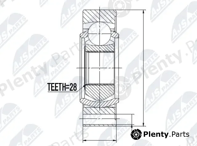 NTY NPZ-PL-016 — Joint Kit, drive shaft