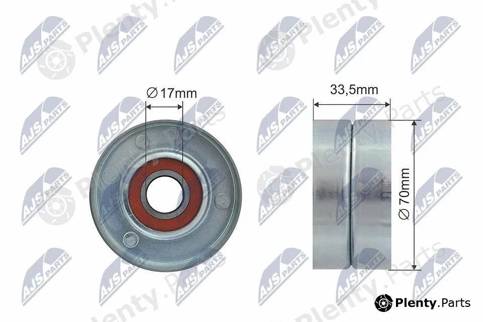 NTY RNK-AR-003 — Tensioner Pulley, V-ribbed belt