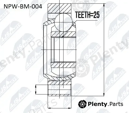 NTY NPW-BM-004 — Joint Kit, drive shaft