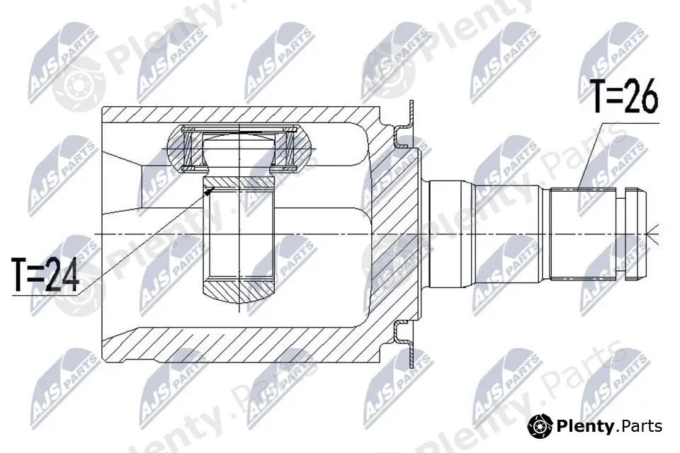 NTY NPW-BM-092 — Joint Kit, drive shaft
