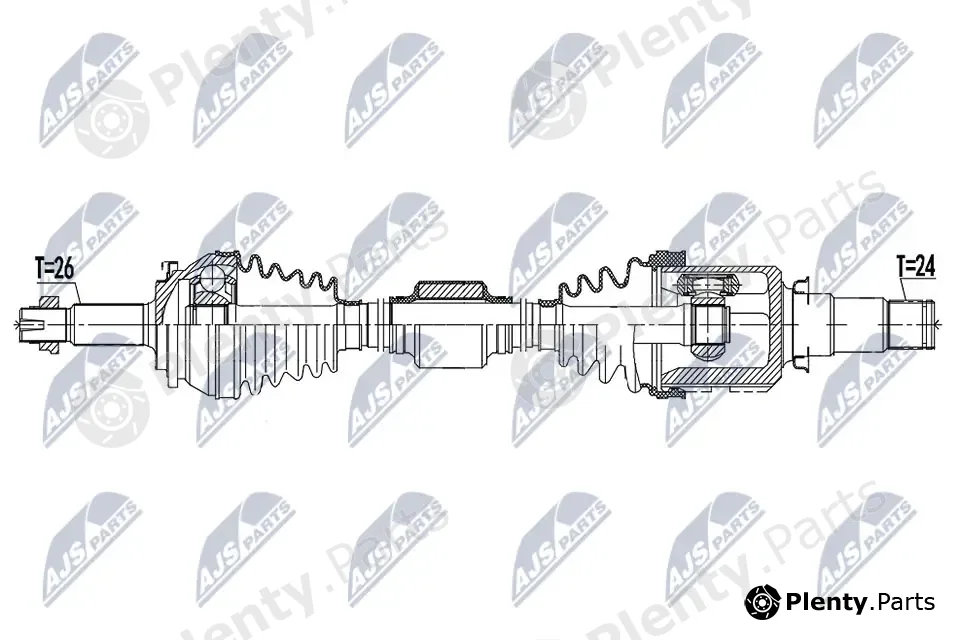 NTY NPW-TY-157 — Drive Shaft