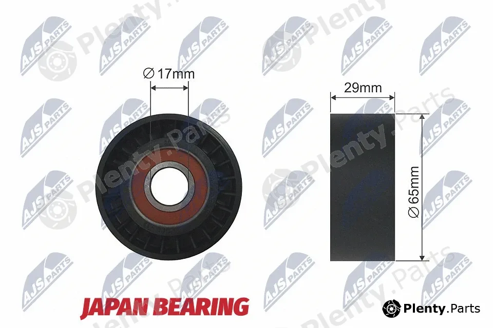 NTY RNK-AR-000 — Tensioner Pulley, V-ribbed belt