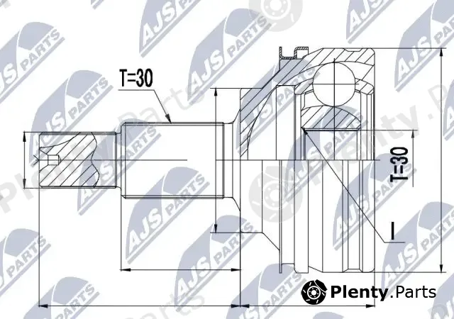 NTY NPZ-TY-074 — Joint Kit, drive shaft