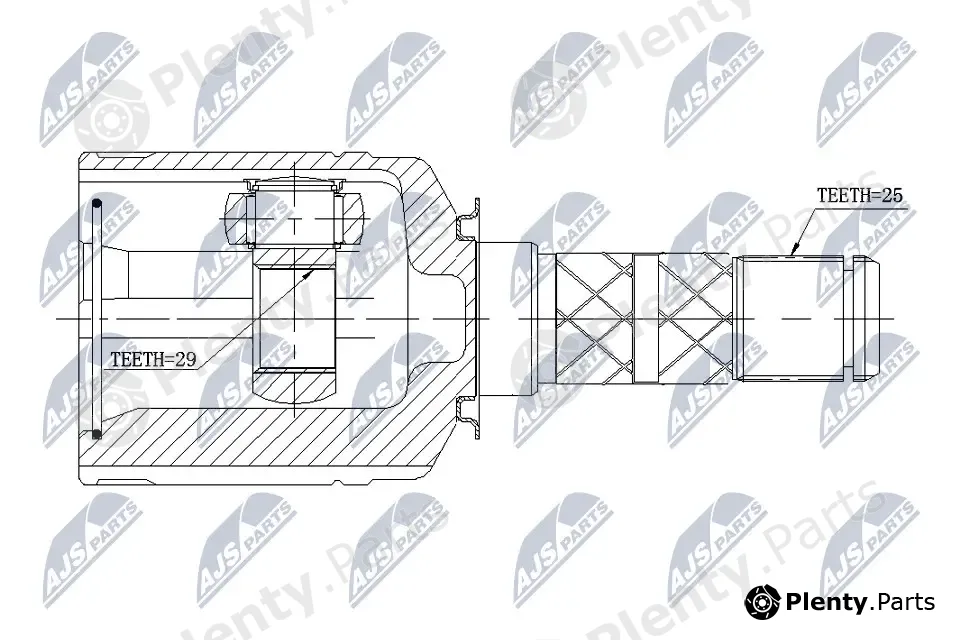 NTY NPW-SB-013 — Joint Kit, drive shaft
