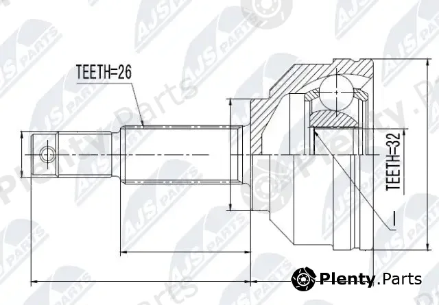 NTY NPZ-CH-005 — Joint Kit, drive shaft