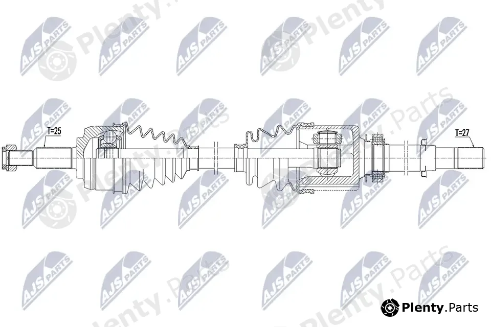 NTY NPW-RE-163 — Drive Shaft