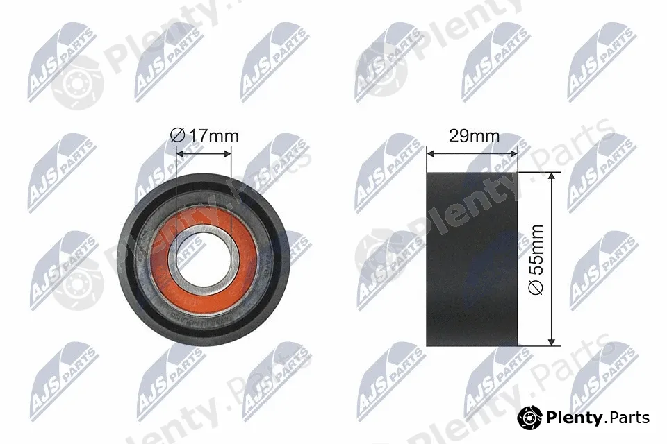 NTY RNK-BM-006 — Tensioner Pulley, V-ribbed belt