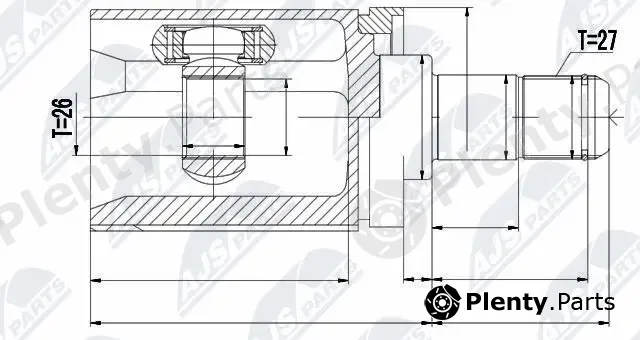 NTY NPW-BM-017 — Joint Kit, drive shaft