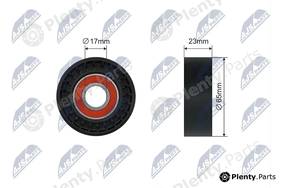 NTY RNK-FT-021 — Tensioner Pulley, V-ribbed belt