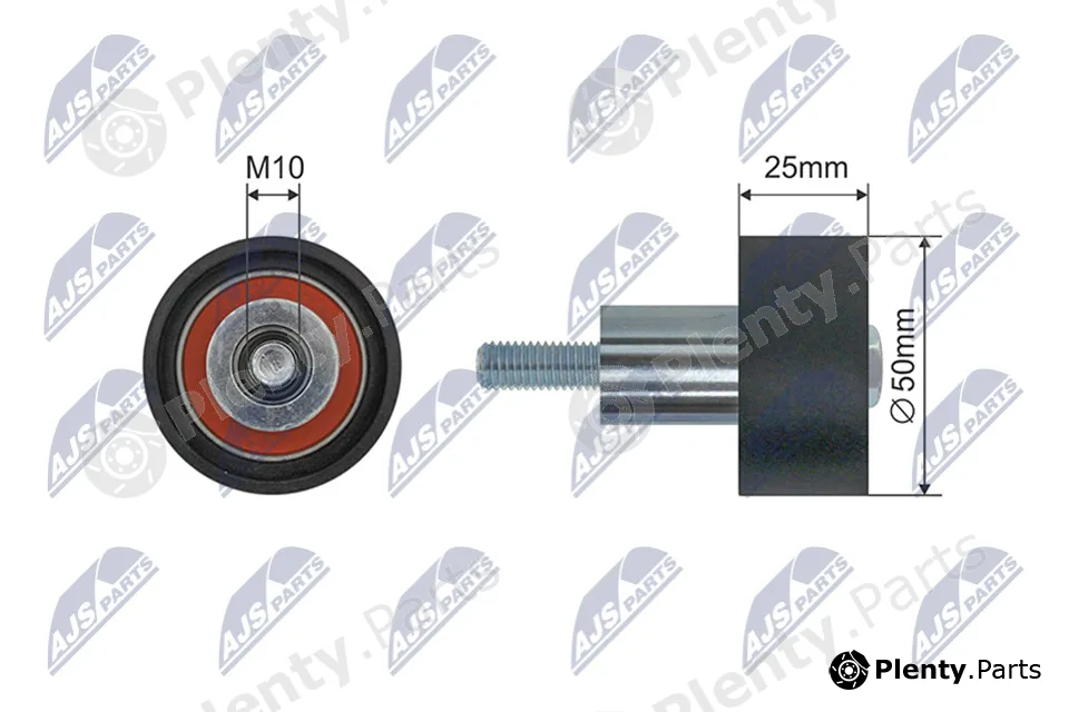 NTY RNK-VW-040 — Deflection/Guide Pulley, timing belt