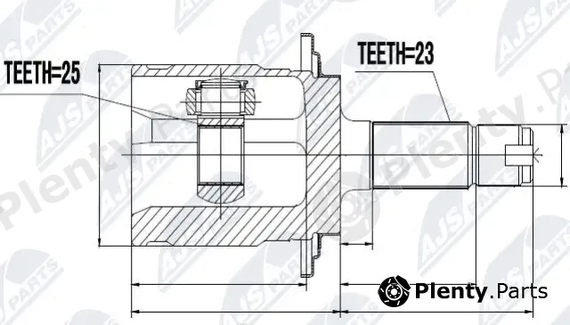 NTY NPZ-HD-046 — Joint Kit, drive shaft