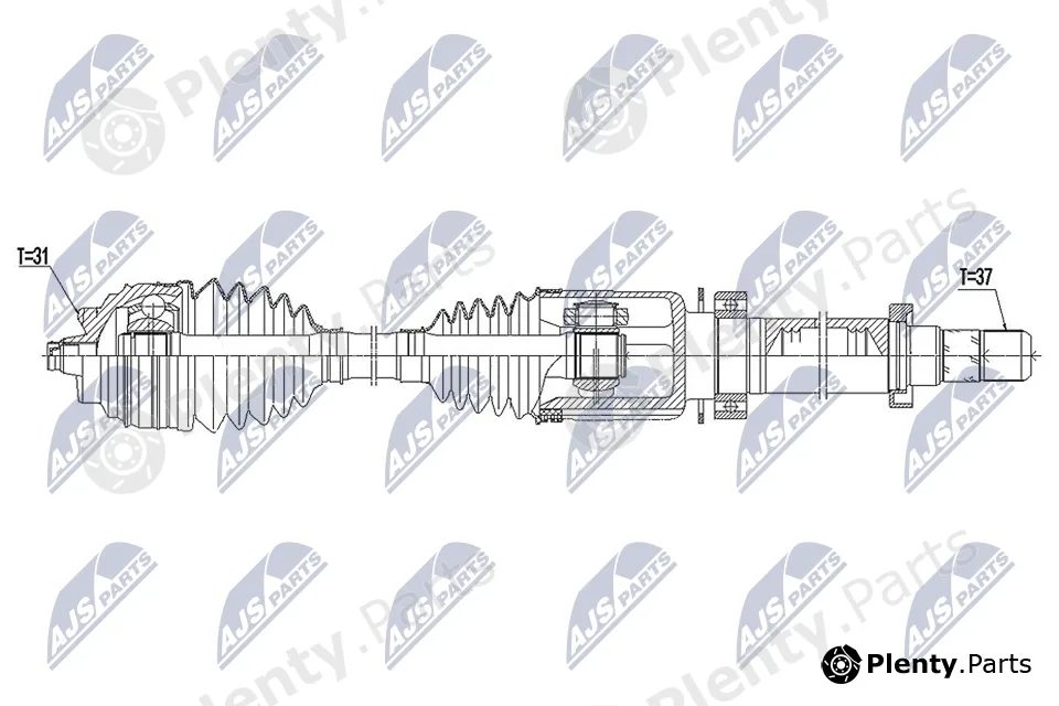 NTY NPW-BM-172 — Drive Shaft
