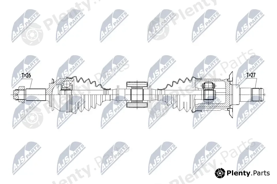 NTY NPW-BM-103 — Drive Shaft