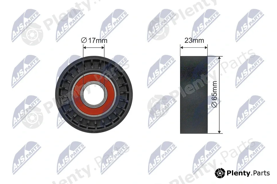 NTY RNK-AR-019 — Tensioner Pulley, V-ribbed belt