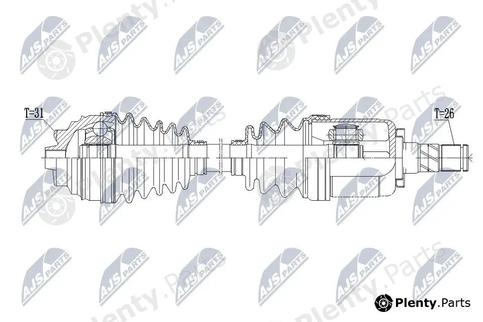 NTY NPW-BM-133 — Drive Shaft