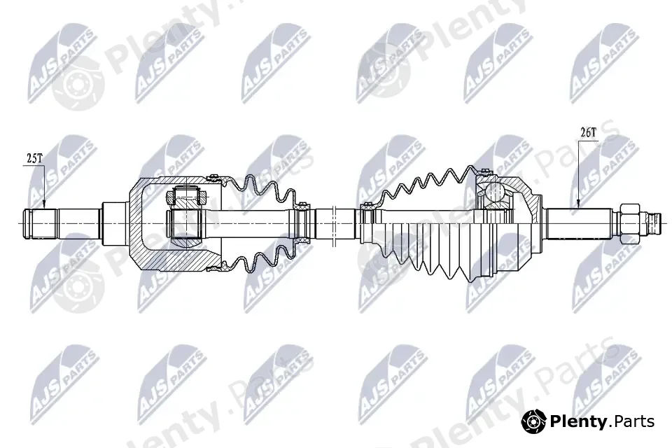 NTY NPW-CH-106 — Drive Shaft