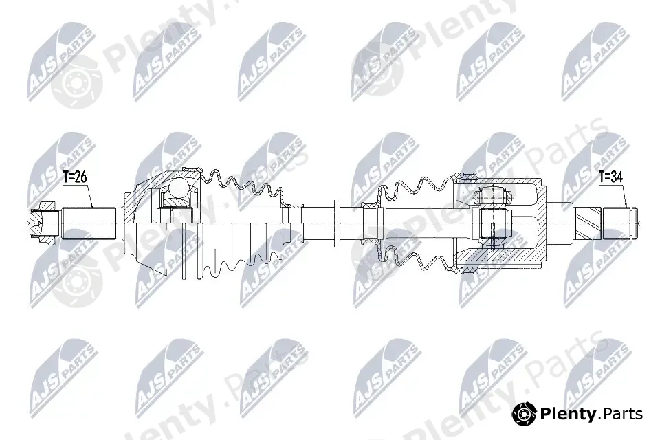 NTY NPW-BM-125 — Drive Shaft