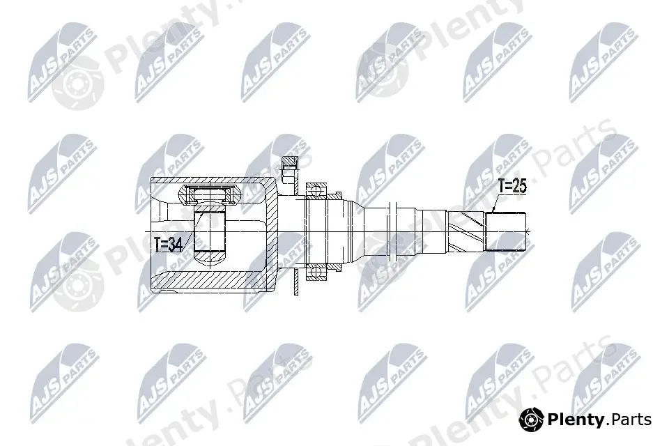 NTY NPW-CH-041 — Joint Kit, drive shaft