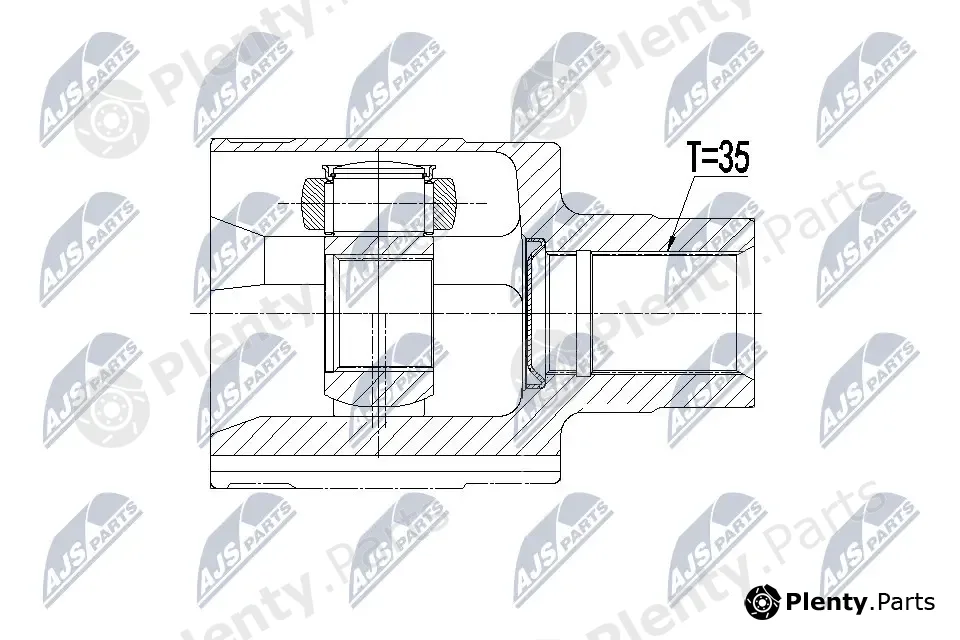 NTY NPW-BM-122 — Joint Kit, drive shaft