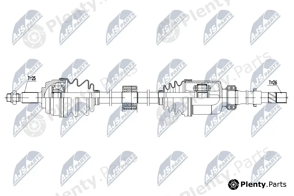NTY NPW-RE-144 — Drive Shaft