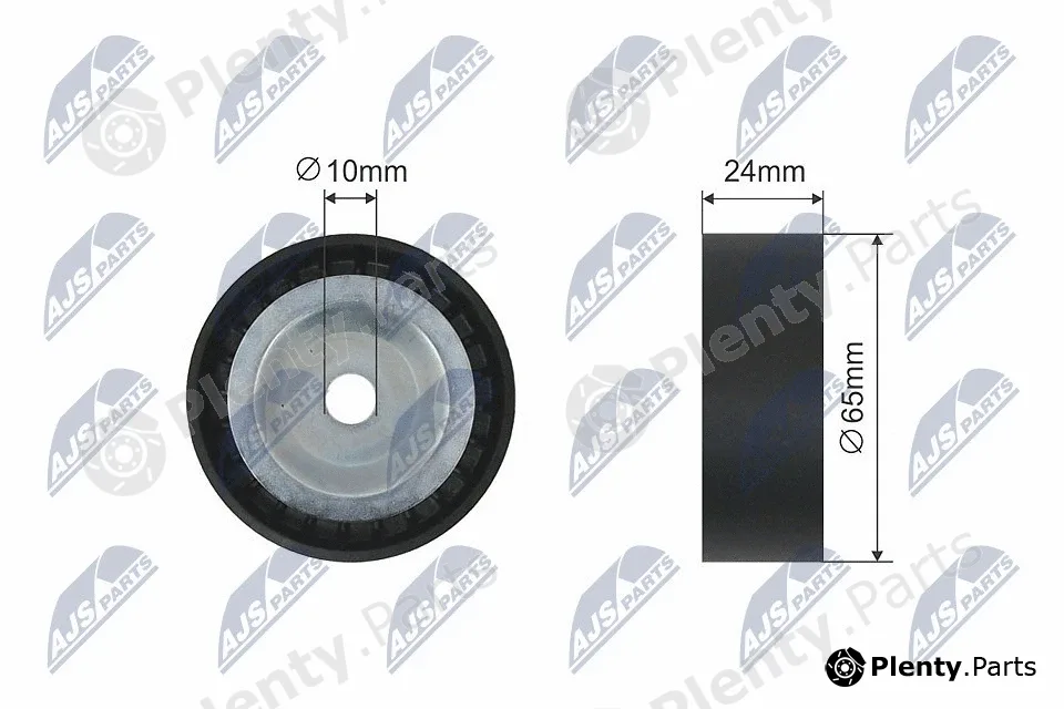 NTY RNK-VW-013 — Tensioner Pulley, V-ribbed belt