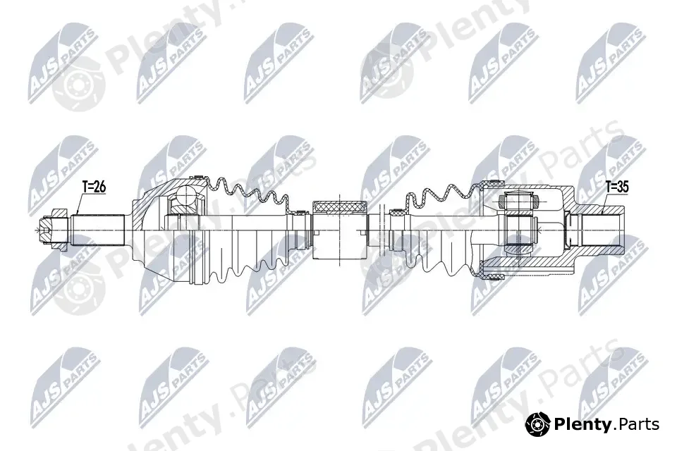 NTY NPW-BM-123 — Drive Shaft
