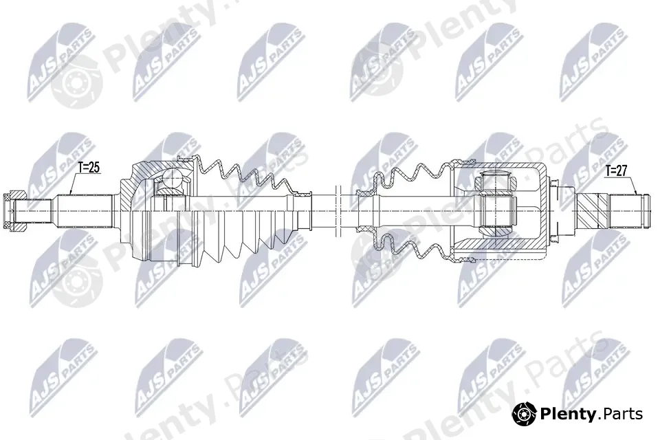 NTY NPW-RE-164 — Drive Shaft