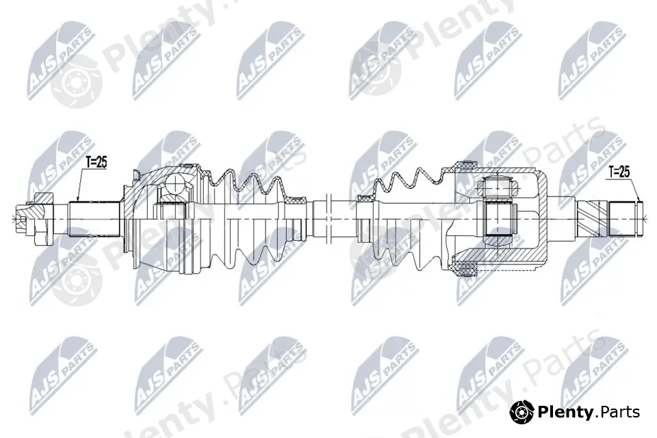NTY NPW-PL-127 — Drive Shaft