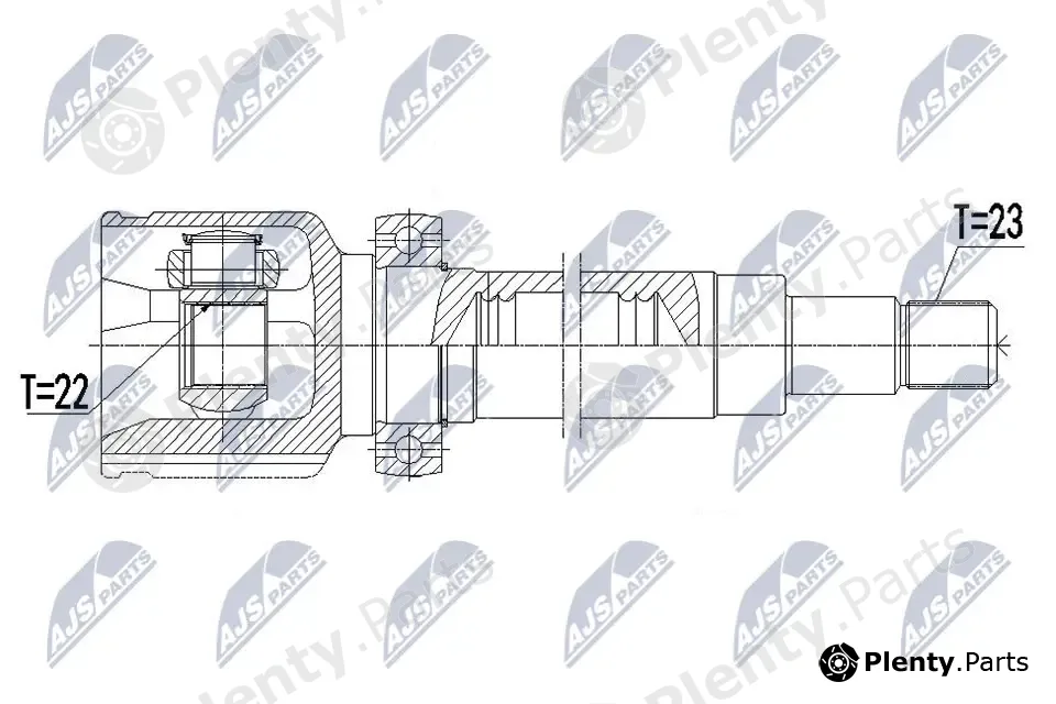 NTY NPW-FR-114 — Joint Kit, drive shaft