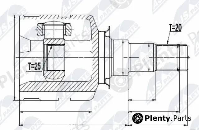 NTY NPW-TY-013 — Joint Kit, drive shaft