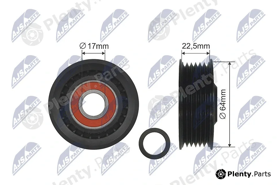 NTY RNK-AU-045 — Deflection/Guide Pulley, V-belt