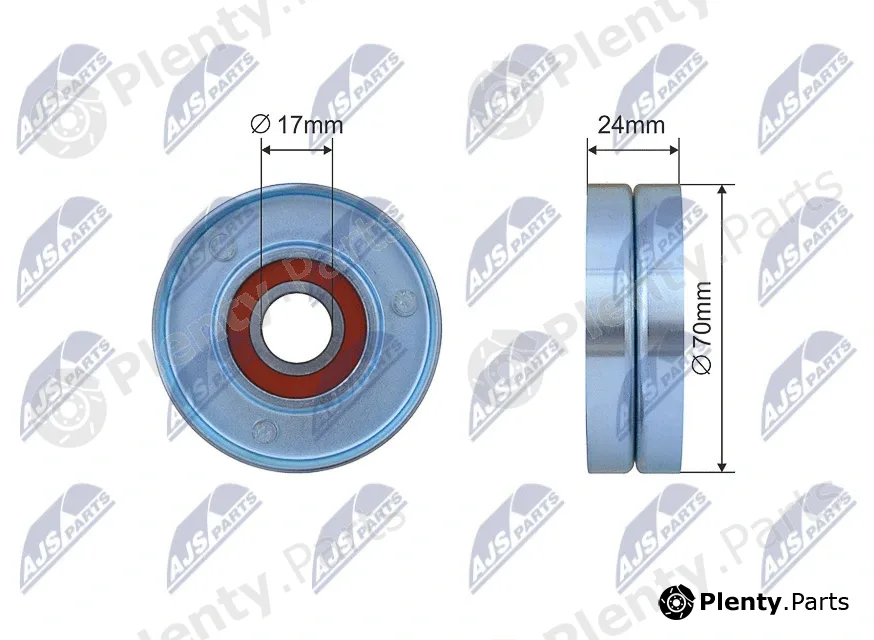NTY RNK-LR-011 — Tensioner Pulley, V-belt