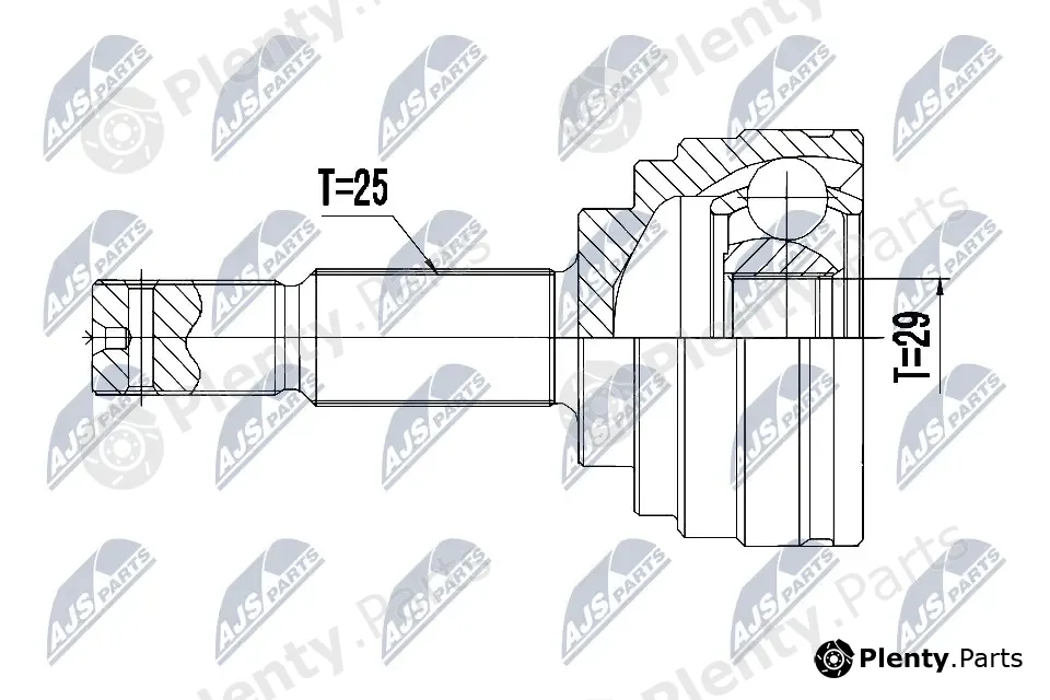 NTY NPZ-NS-093 — Joint Kit, drive shaft