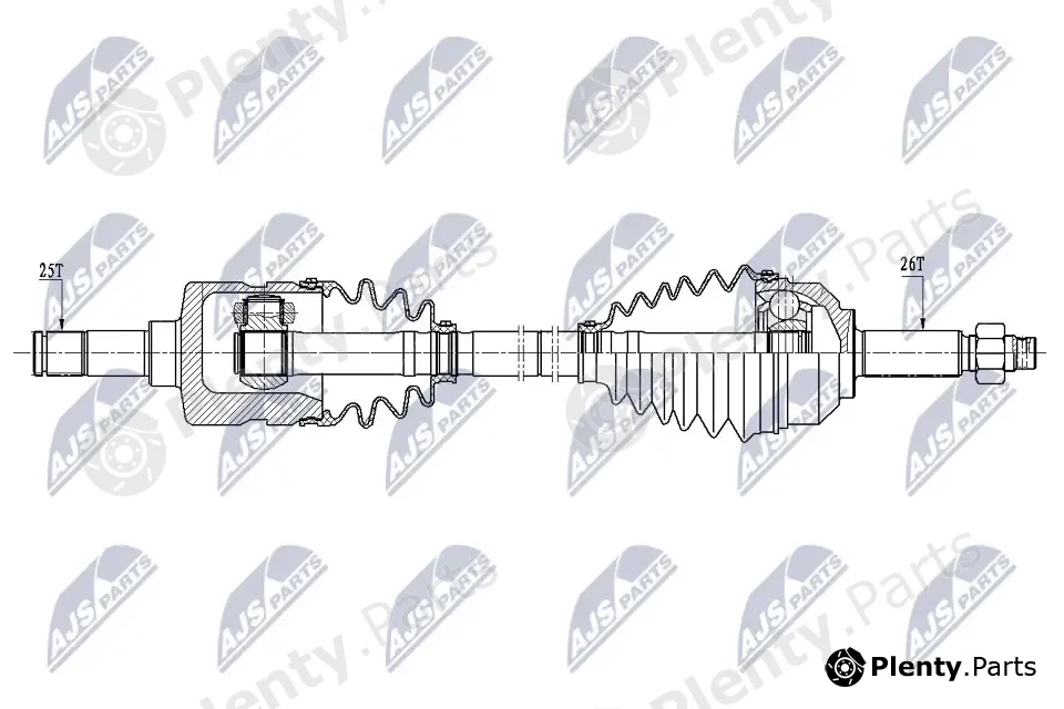 NTY NPW-CH-104 — Drive Shaft