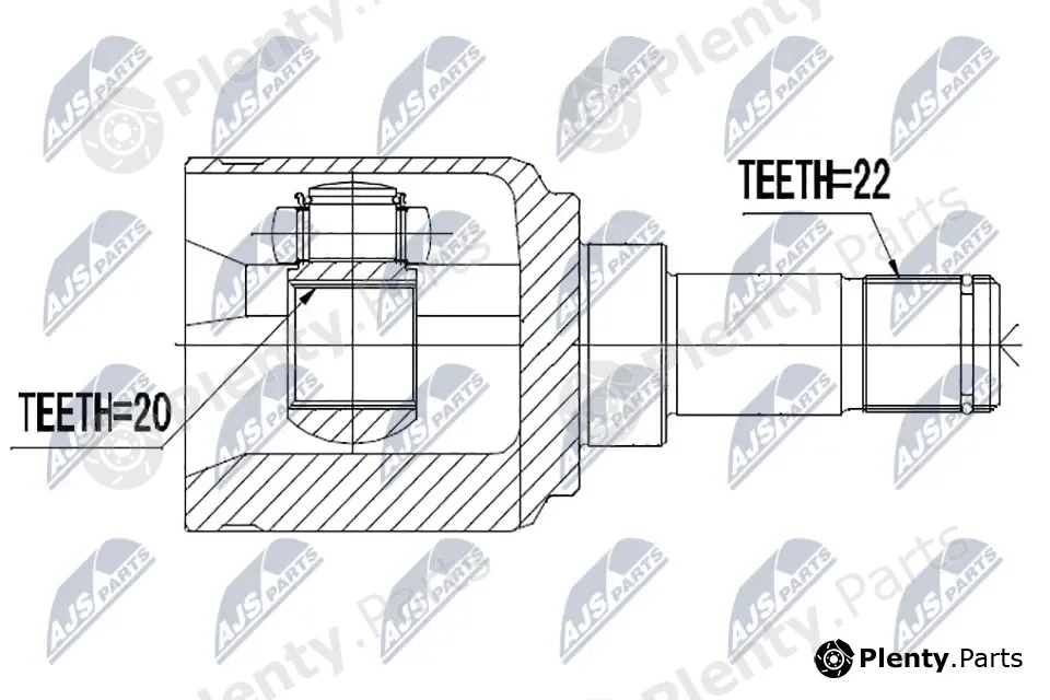 NTY NPW-FT-061 — Joint Kit, drive shaft