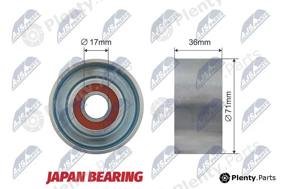 NTY RNK-MZ-002 — Belt Tensioner, V-ribbed belt