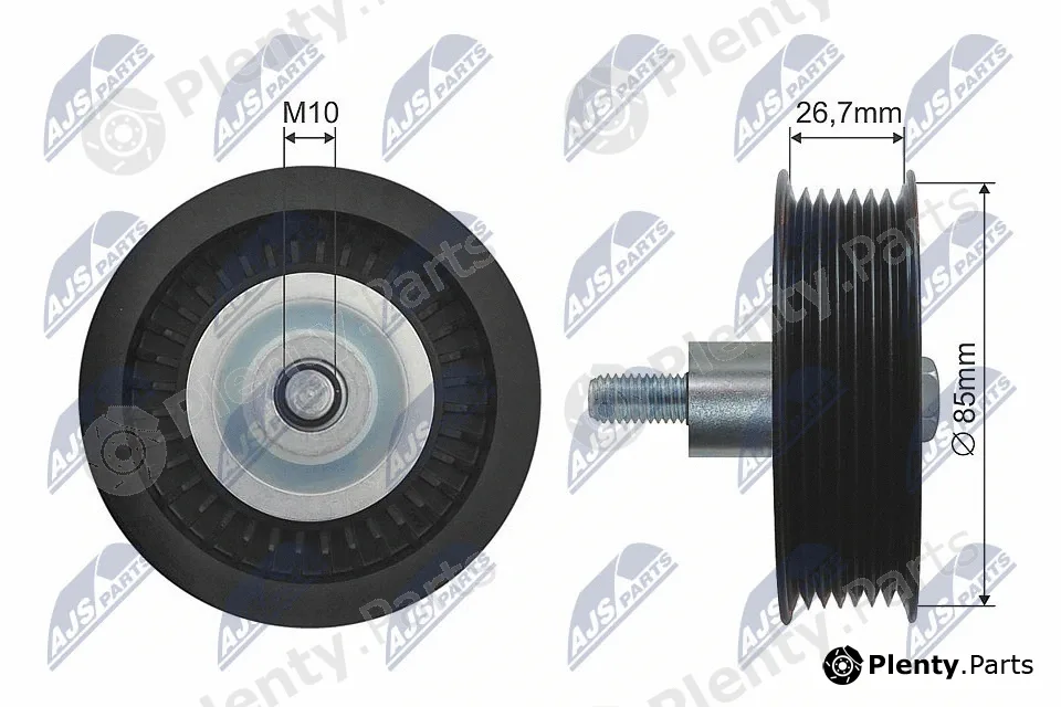 NTY RNK-FR-045 — Deflection/Guide Pulley, V-belt
