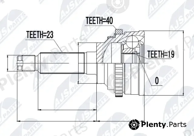 NTY NPZ-DW-016 — Joint Kit, drive shaft