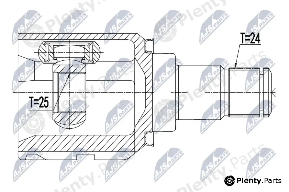 NTY NPW-TY-156 — Joint Kit, drive shaft