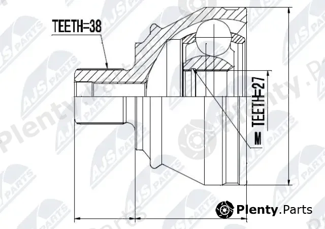 NTY NPZ-AU-050 — Joint Kit, drive shaft