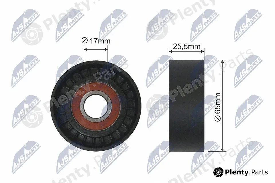 NTY RNK-FT-005 — Tensioner Pulley, V-ribbed belt