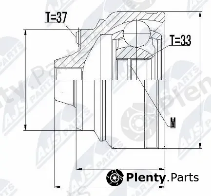 NTY NPZ-BM-008 — Joint Kit, drive shaft