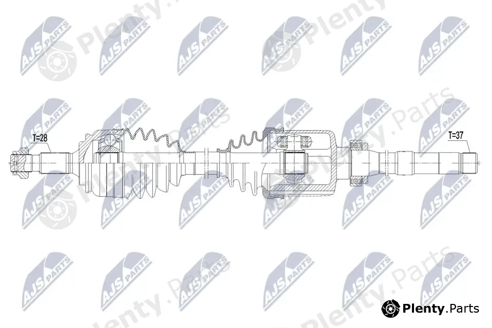 NTY NPW-CT-121 — Drive Shaft